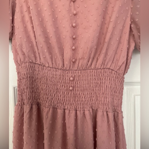 SHEIN Swiss Dot Maxi Dress - Picture 5 of 5